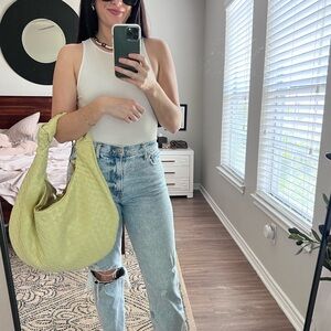 Melie Bianco Kathryn XL Satchel, Pistachio